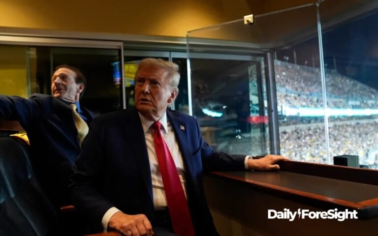 Trump’s Appearance at Steelers vs. Jets