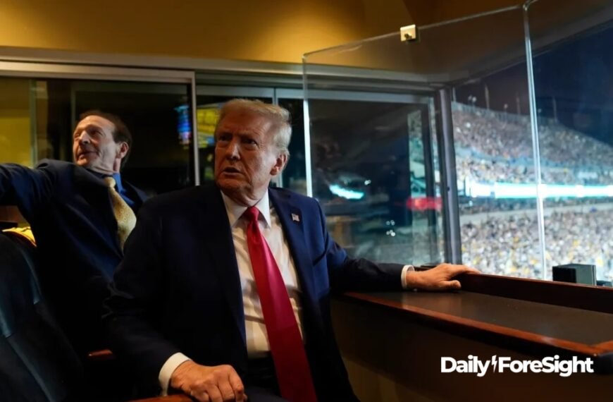 Trump’s Appearance at Steelers vs. Jets