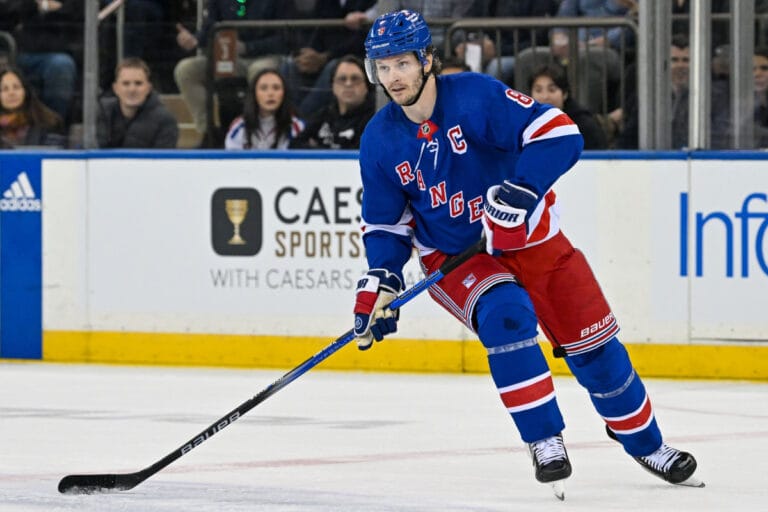 Jacob Trouba trade rumors swirling as Rangers sit captain for roster management