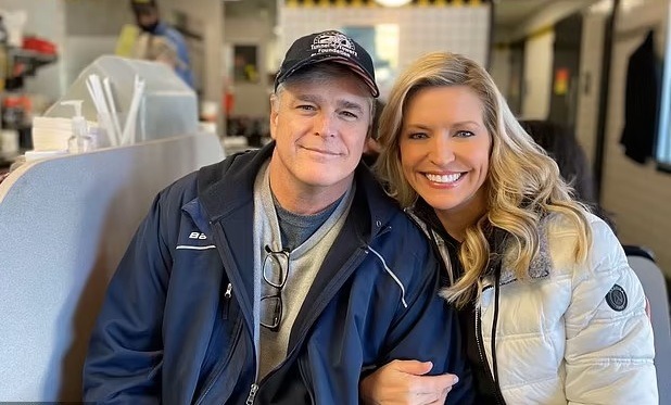 Sean Hannity and Ainsley Earhardt celebrate their engagement announcement.