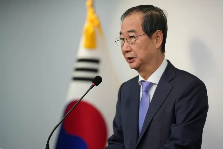 South Korea’s National Assembly during Han Duck-soo impeachment vote