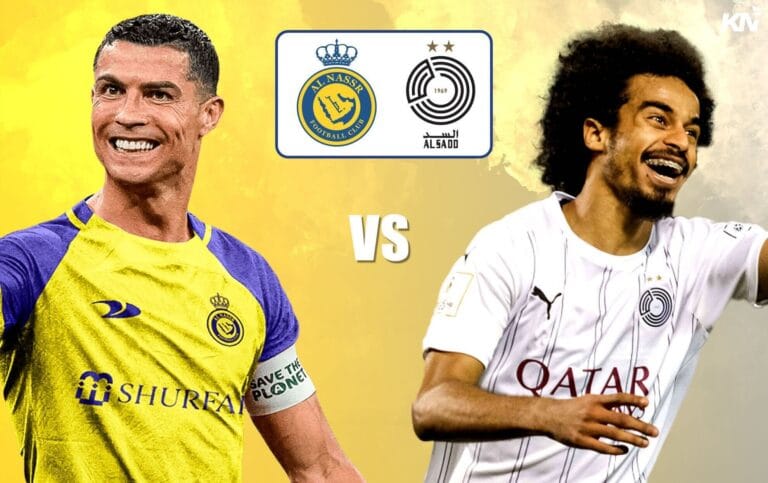 Al-Nassr vs Al-Sadd AFC Champions League clash with Cristiano Ronaldo in action