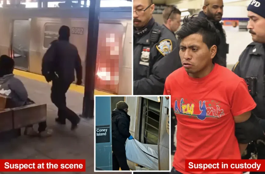 Suspect charged with murder and arson for setting a woman on fire in NYC subway.