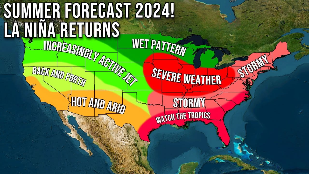 weather forecast rainy season 2024 impacts La Niña, agriculture, flooding risks